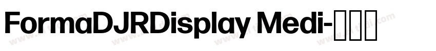 FormaDJRDisplay Medi字体转换